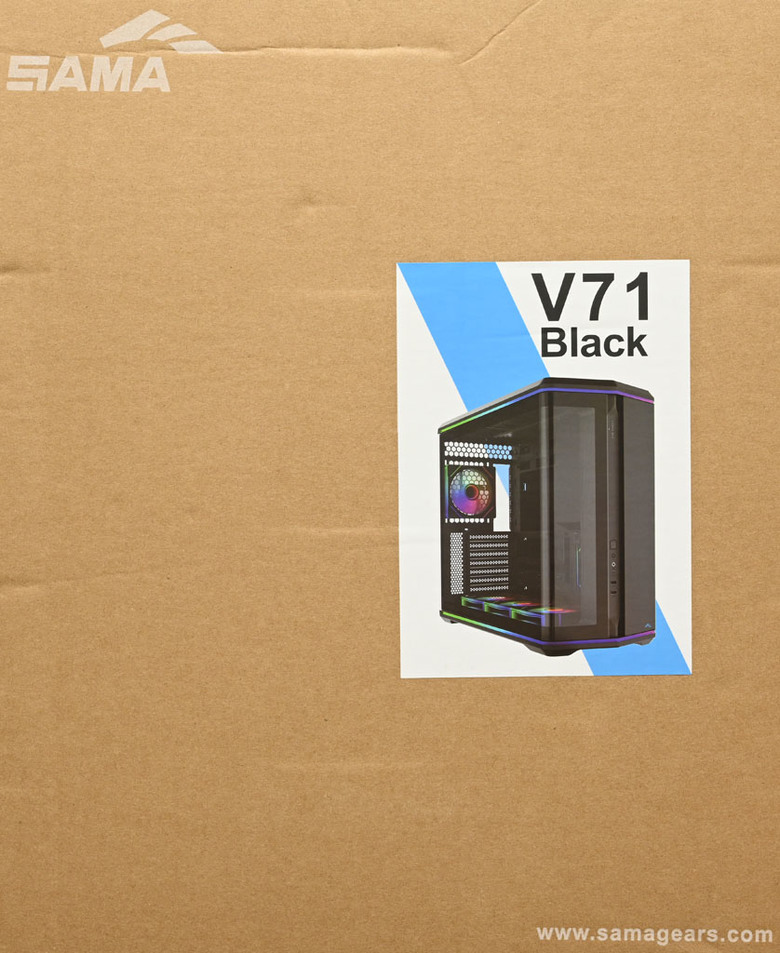 SAMA V71 BLACK機殼開箱