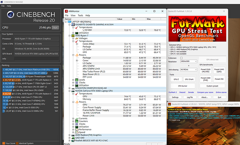 GIGABYTE Gaming A16 5VH 體驗｜五萬有找 RTX 5060 平價電競新選擇！