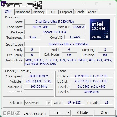Intel Core Ultra 5 250K Plus 處理器實測 萬元以內的 18 核心配置領跑選擇