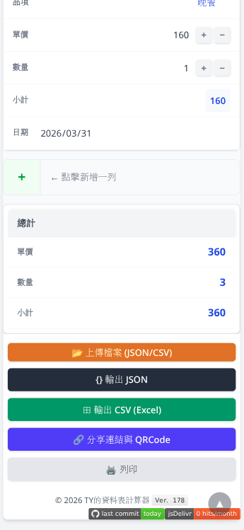 【分享】出遊分帳、團購算錢太麻煩？我自製了一個免登入的「極簡記帳/分帳表」