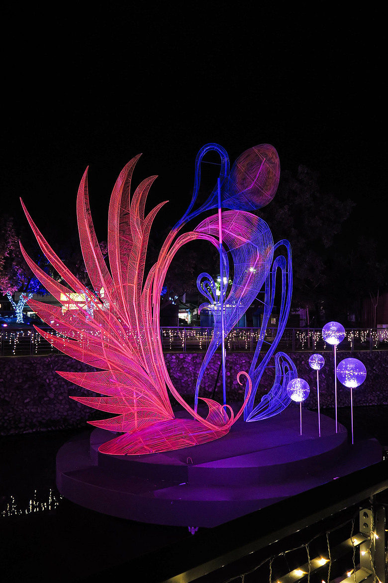 【生活紀錄】農曆年假期間看內埔燈會、與光之國使者見面的紀錄