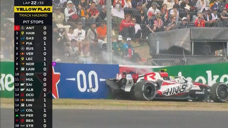 點我看大圖 ANTONELLI 成為F1史上最年輕桿位車手及正賽 Pole to win首勝!