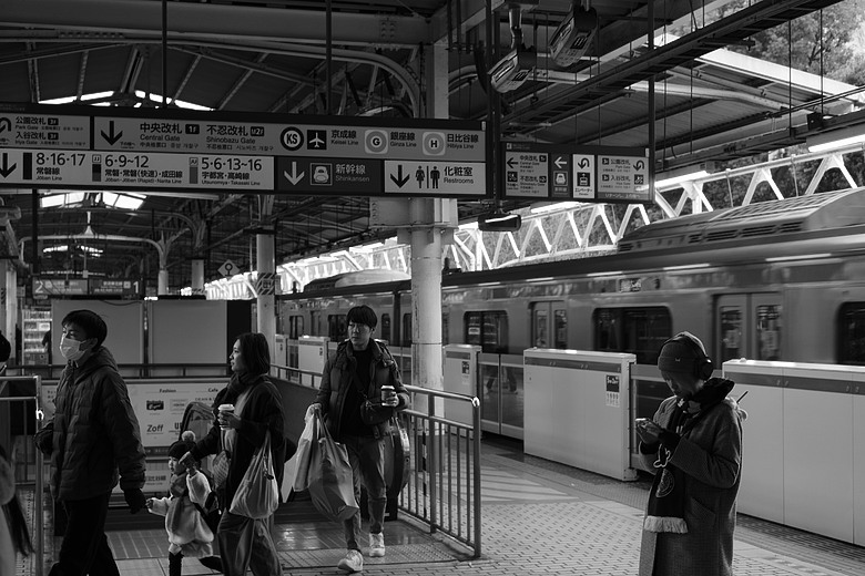 Leica M10 黑白街頭小吃