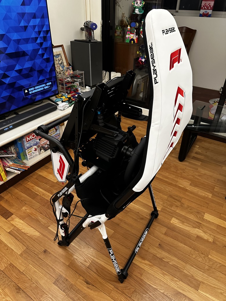 PS5系統-羅技RS50方向盤+PLAYSEAT Challenge DD F1折疊車架開箱