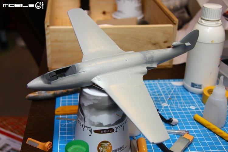 [模型製作記] 英國海鷹式戰鬥機 Hawker Sea Hawk 1/48