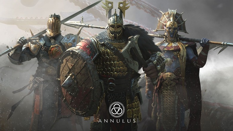 《環形戰爭》Annulus 4月9日 正式上線 中世紀戰爭 融合暗黑幻想元素、「克蘇魯」風格的戰棋策略遊戲 | 體驗最硬派的戰棋對決!化身傭兵團團長 招募各具特色的強力傭兵 搭配武器與戰術打造無敵軍團