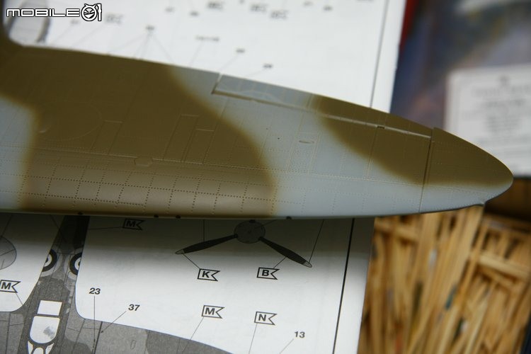 [模型製作記] 英國噴火戰鬥機Spitfire MK.II 1/32