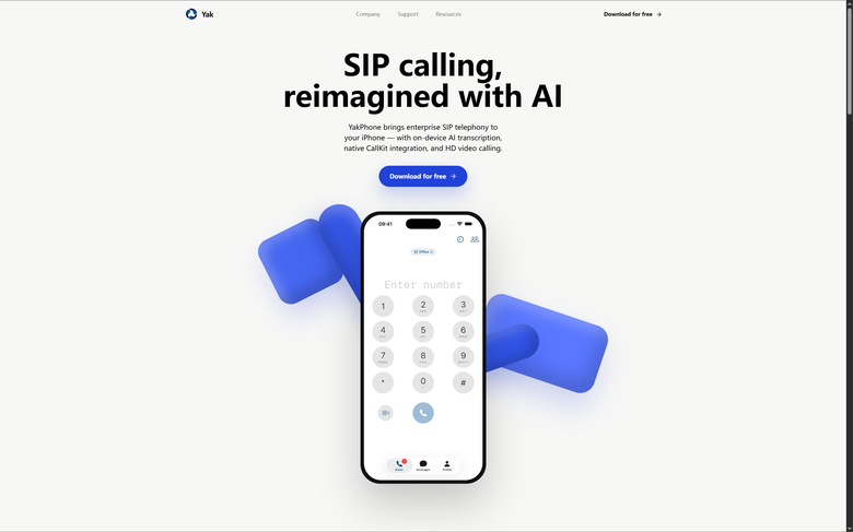 【分享】做了個 iOS SIP 軟電話 YakPhone - 支援 Whisper + LLAMA