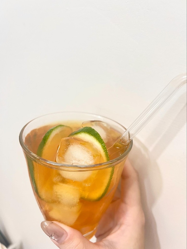 自製簡易路易莎青檸國寶茶