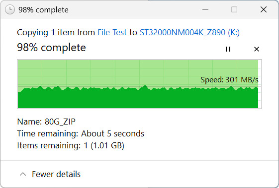 【開箱簡測】Seagate Exos M 32TB ST32000NM004K 硬碟效能簡測 (圖多)