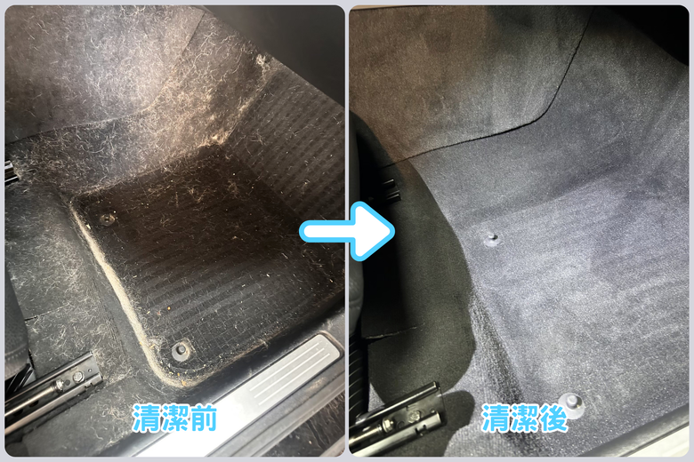 狗毛車變新車！台南內裝清洗＋特殊狗毛處理
