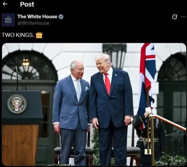 白宫：不演了摊牌了TWO KINGS