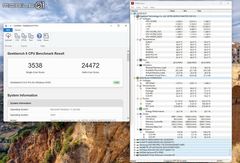 AMD Ryzen 9 9950X3D2 Dual Edition 處理器開箱實測 多核遊戲效能兼具的地表最強消費級處理器