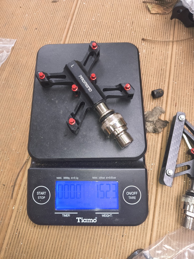 自組碟煞鈦合金小徑+鋼管小徑