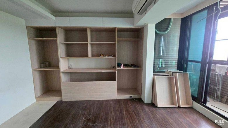 【開箱】台中三房中古屋翻修|舊櫃全拆,牆面重新長出收納