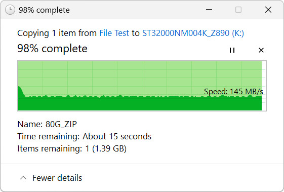【開箱簡測】Seagate Exos M 32TB ST32000NM004K 硬碟效能簡測 (圖多)