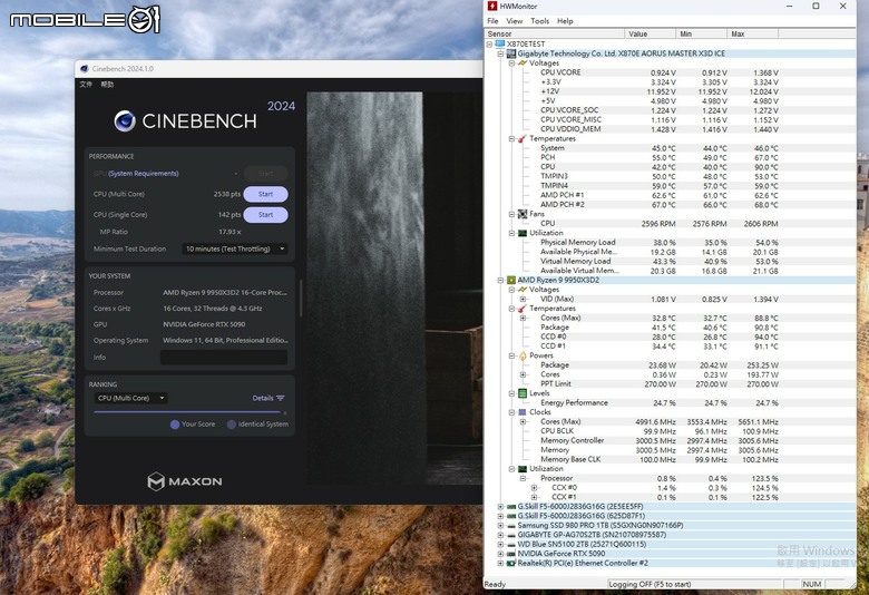 AMD Ryzen 9 9950X3D2 Dual Edition 處理器開箱實測 多核遊戲效能兼具的地表最強消費級處理器
