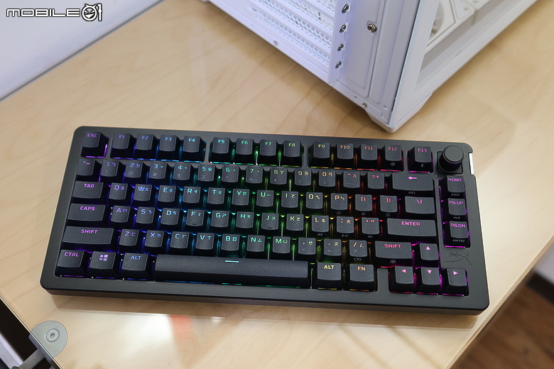 HP 無線三模＋熱插拔 HyperX Alloy Rise RGB 75 Wireless