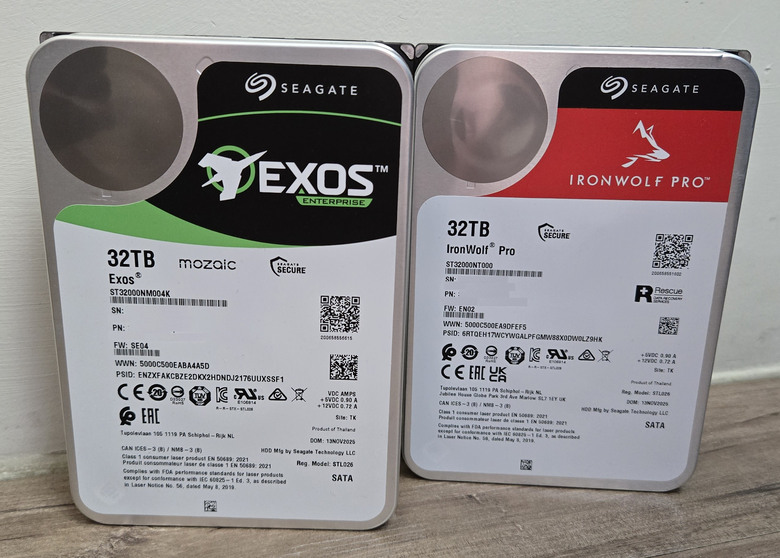 【開箱簡測】Seagate Exos M 32TB ST32000NM004K 硬碟效能簡測 (圖多)