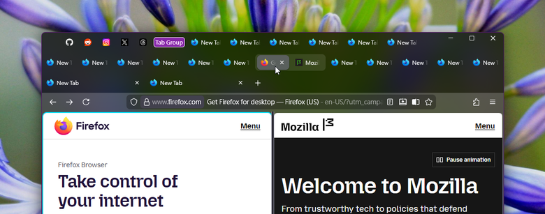 【分享】Multi Tab Rows - Firefox 多行分頁腳本