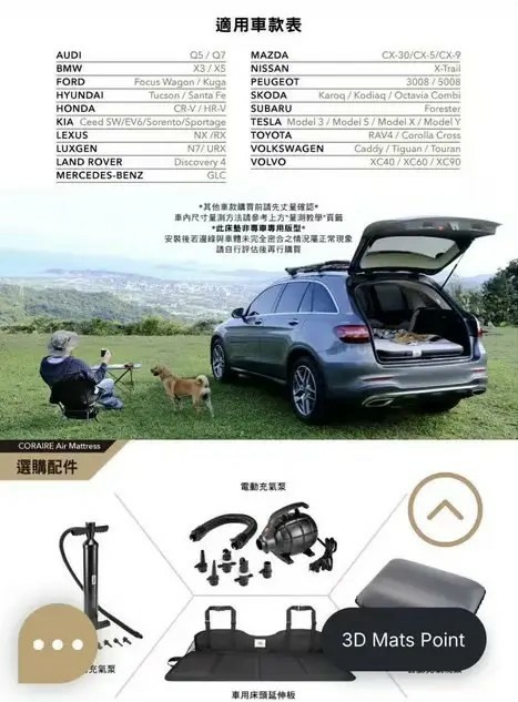 【分享】告別腰痠背痛!3D mats卡好眠車用床墊開箱