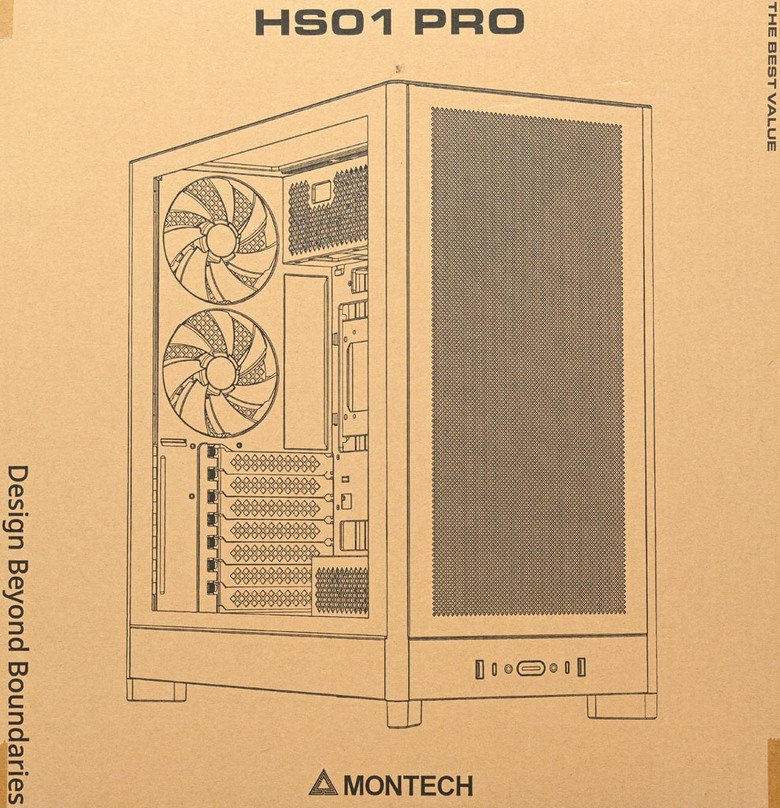 點我看大圖 MONTECH DESIGN HS01 PRO機殼開箱