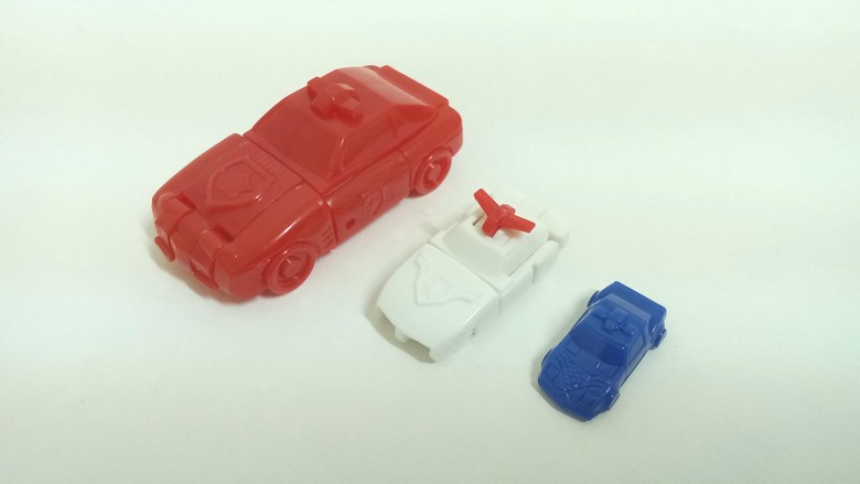 【玩情懷收回憶】上個世紀變形機器人食玩模型（汽車、機車篇）