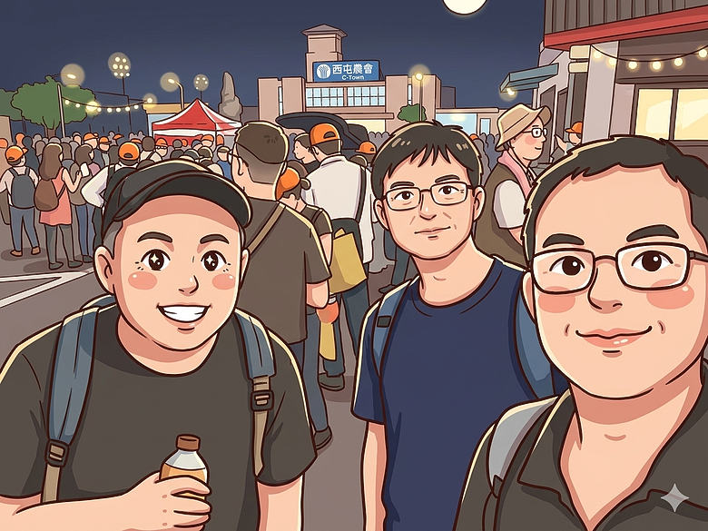 點我看大圖 2026 進香大白 白沙媽進香 地表最強的散步之旅 熱血熬夜12小時