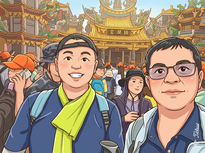 點我看大圖 2026 進香大白 白沙媽進香 地表最強的散步之旅 熱血熬夜12小時
