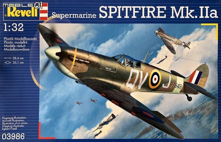 [模型製作記] 英國噴火戰鬥機Spitfire MK.II 1/32