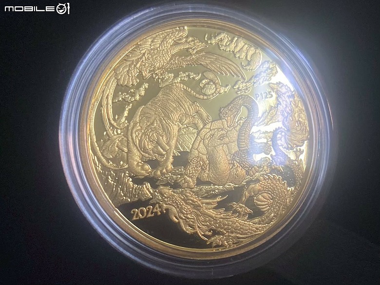 【分享開箱】2024澳洲柏斯鑄幣廠四大神獸青龍白虎朱雀玄武1盎司精鑄金幣 - The Perth Mint Chinese Myths and Legends Four Guardians 2024 1oz Gold Proof Coin