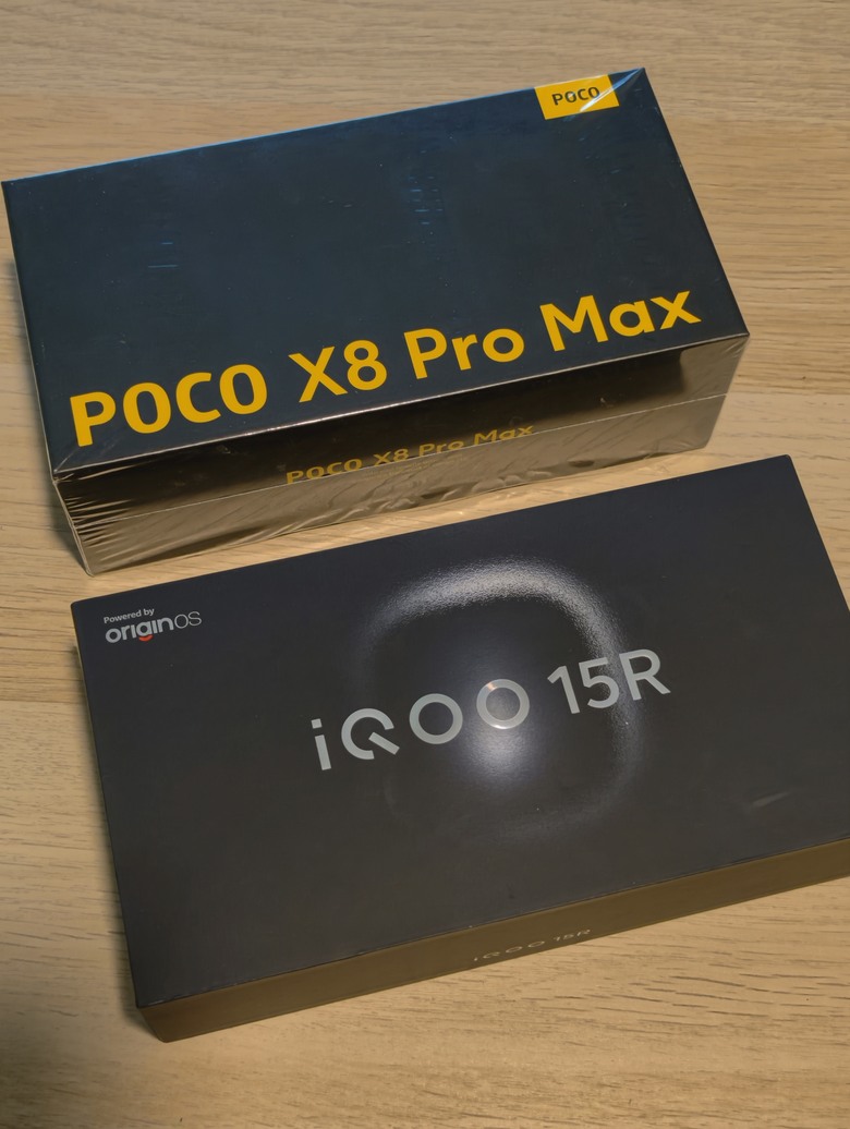 iQOO 15R入手心得對比Poco X8 Pro Max