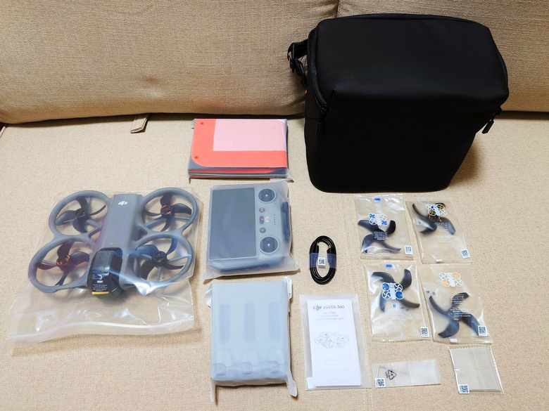 【開箱】DJI Avata360 全景穿越機 簡易開箱