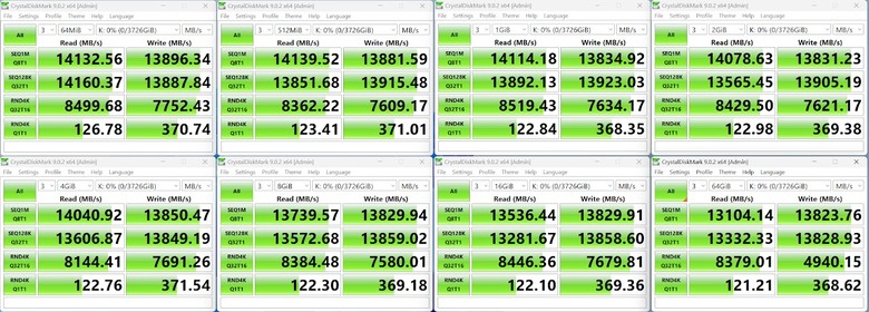 【開箱簡測】Corsair MP700 Pro XT 4TB PCIe Gen5.0 x4 NVMe SSD X870E/Z890 雙平台效能簡測 (圖多)