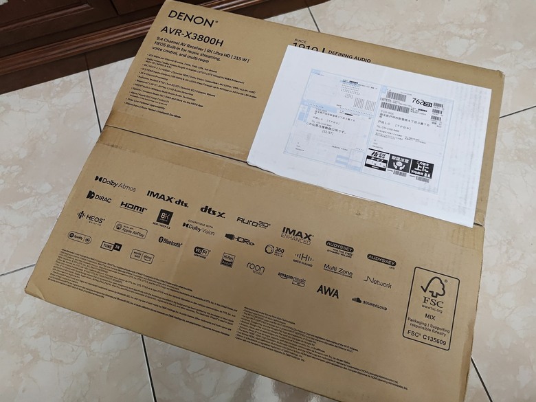 Denon AVR-X3800H 日本亞馬遜 - Dirac ART 主動多聲道數位空間聲學校正