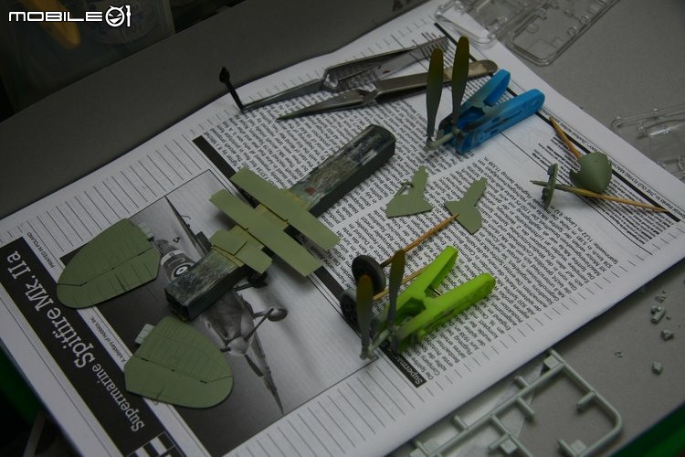 [模型製作記] 英國噴火戰鬥機Spitfire MK.II 1/32