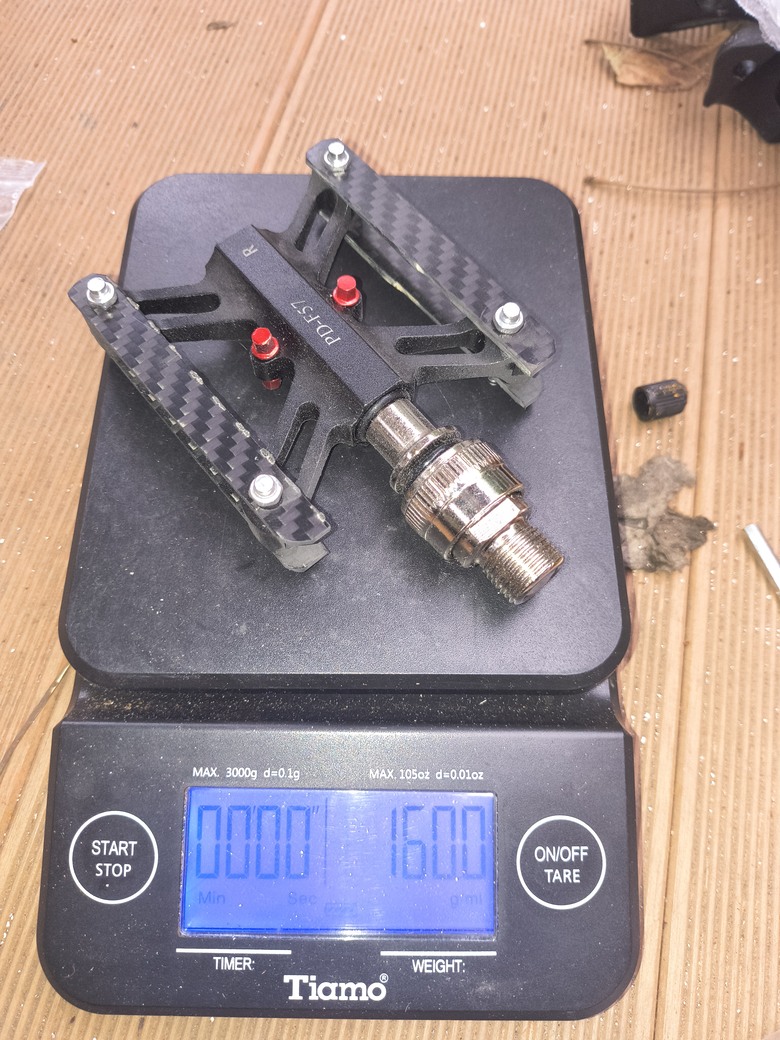 自組碟煞鈦合金小徑+鋼管小徑