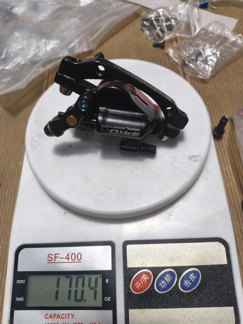 自組碟煞鈦合金小徑+鋼管小徑