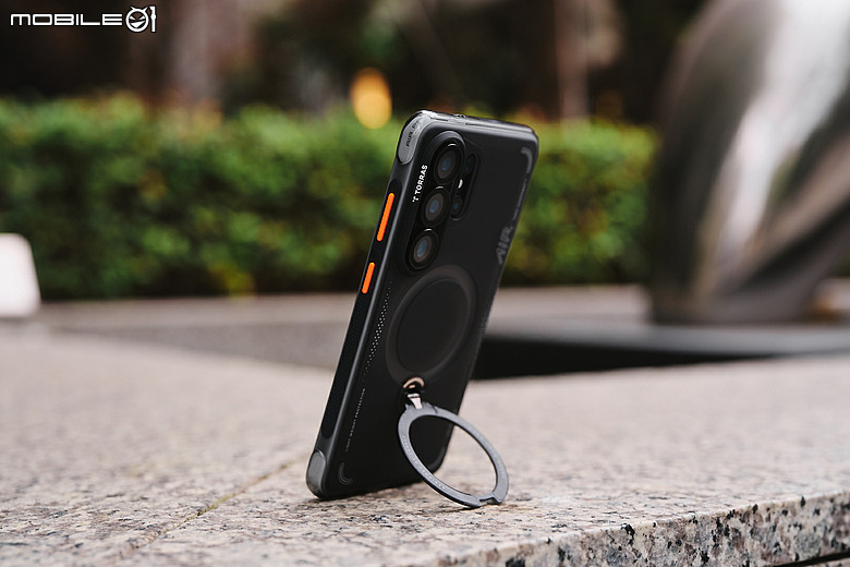 點我看大圖 Samsung S26 Ultra手機殼開箱-TORRAS Ostand Spin Air 保護殼、保護貼、鏡頭貼全系列實測