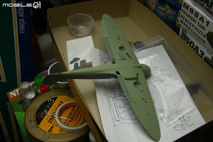 [模型製作記] 英國噴火戰鬥機Spitfire MK.II 1/32