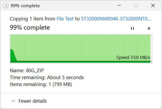 【開箱簡測】Seagate Exos M 32TB ST32000NM004K 硬碟效能簡測 (圖多)