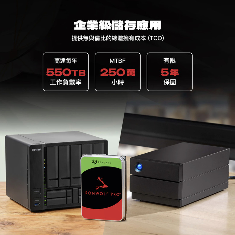 【開箱簡測】Seagate NAS (那嘶狼) IronWolf Pro 32TB ST32000NT000 硬碟效能簡測 (圖多)