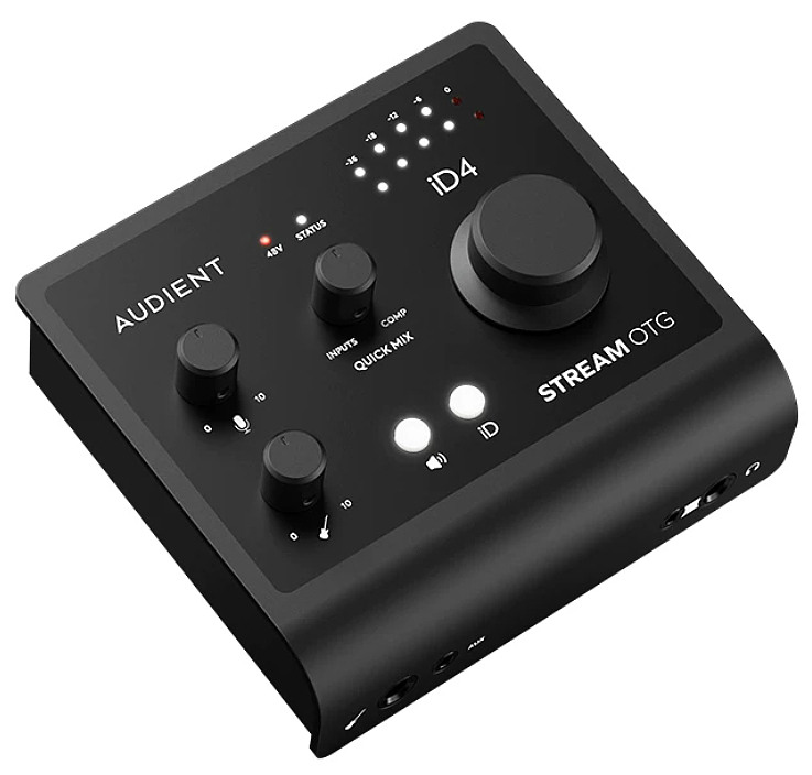Audient iD4 Stream OTG（本質上是著名錄音介面 iD4 MKII 的亞洲直播特化版）