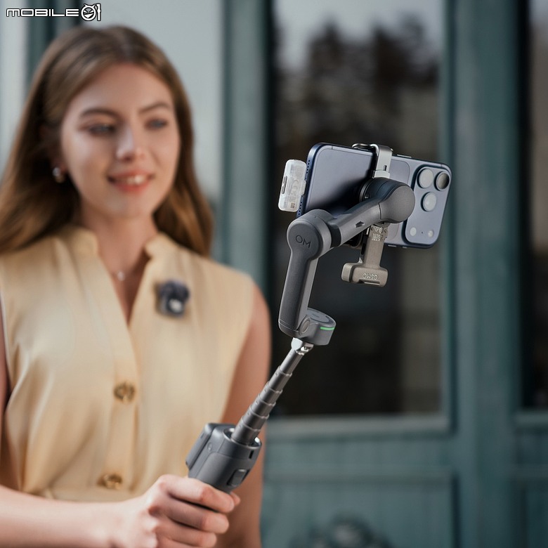 DJI Osmo Mobile 8P / DJI Mic Mini 2 同步發表｜首創遙控器螢幕、手機版接收器！