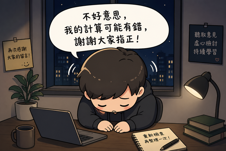 【甘苦談・續】被鄉民點醒的一夜：原來我們算的不只是錢，是選擇的勇氣