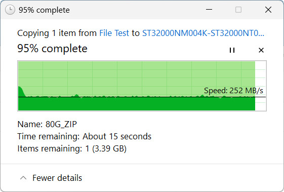 【開箱簡測】Seagate Exos M 32TB ST32000NM004K 硬碟效能簡測 (圖多)