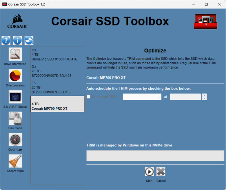 【開箱簡測】Corsair MP700 Pro XT 4TB PCIe Gen5.0 x4 NVMe SSD X870E/Z890 雙平台效能簡測 (圖多)