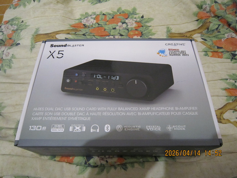 Creative Sound Blaster X5外接USB 聲卡開箱分享