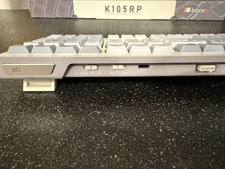 IROCKS K105RP 鍵鼠組開箱：高剪刀腳打字真的順手