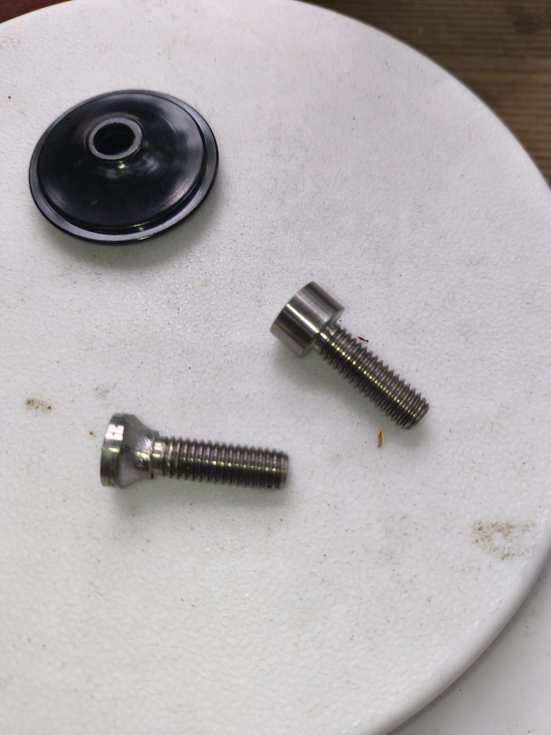 自組碟煞鈦合金小徑+鋼管小徑